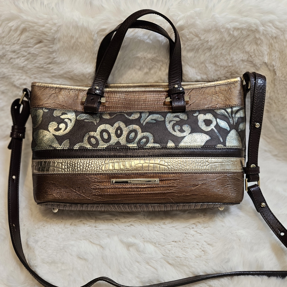 Authentic BRAHMIN Limited Edition Satchel / Tote Bag — stunning & Rare